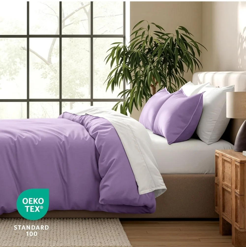 Bare Home Bedding Duvet Cover King Size - Premium 1800 Super Soft Collection
